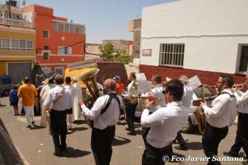 Misa y procesión religiosa en La Viña (Foto Francisco Javier Santana)